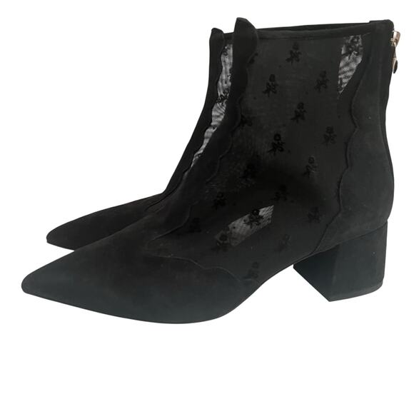 Coach Skyler Ankle Bootie With Tea Rose Mesh Size 8 - Picture 3 of 15